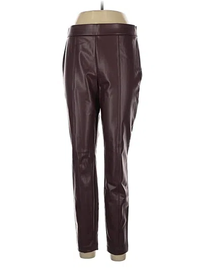 Pre-owned Talbots Casual Pants In Burgundy