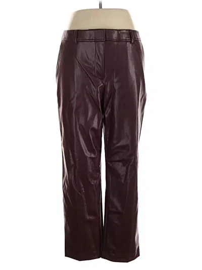 Pre-owned Talbots Casual Pants In Burgundy