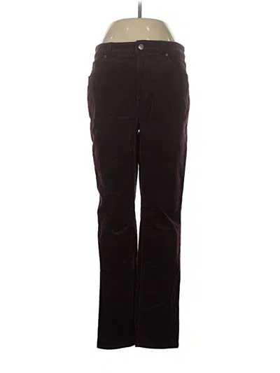 Pre-owned Talbots Casual Pants In Burgundy