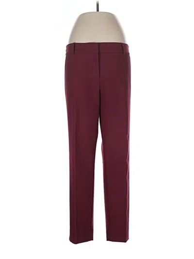 Pre-owned Talbots Casual Pants In Burgundy