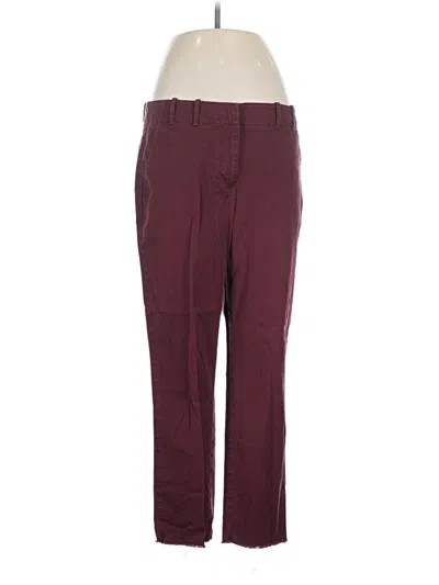 Pre-owned Talbots Casual Pants In Burgundy