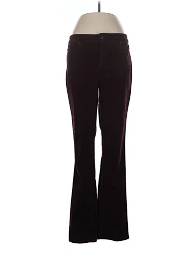 Pre-owned Talbots Casual Pants In Burgundy