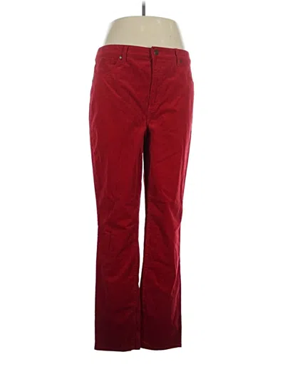 Pre-owned Talbots Casual Pants In Burgundy