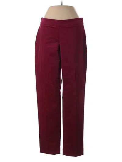 Pre-owned Talbots Casual Pants In Burgundy