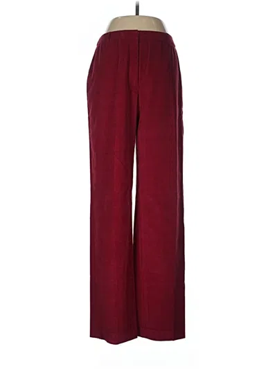 Pre-owned Talbots Casual Pants In Burgundy