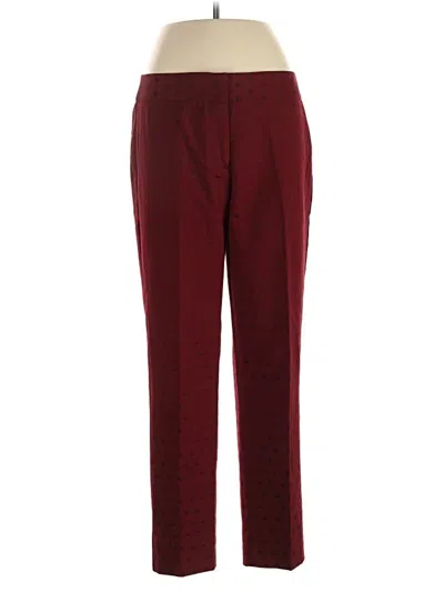 Pre-owned Talbots Casual Pants In Burgundy