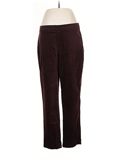 Pre-owned Talbots Casual Pants In Burgundy
