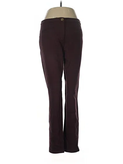 Pre-owned Talbots Casual Pants In Burgundy