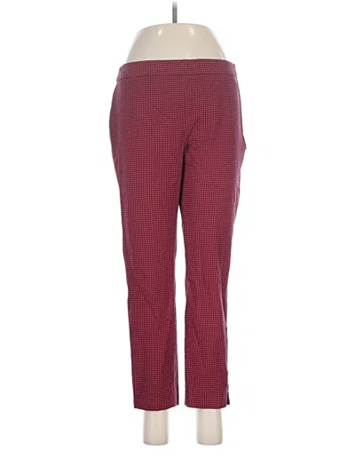 Pre-owned Talbots Casual Pants In Burgundy