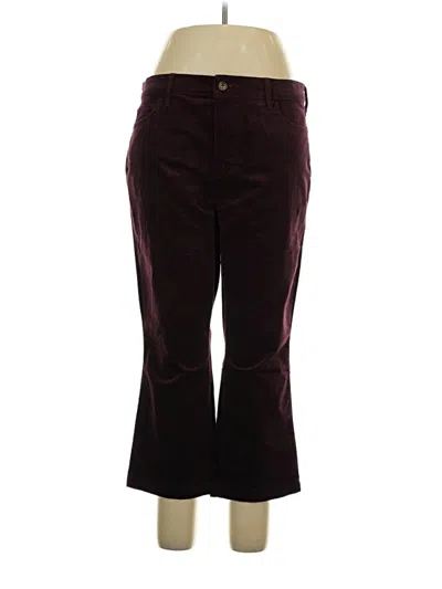 Pre-owned Talbots Casual Pants In Burgundy