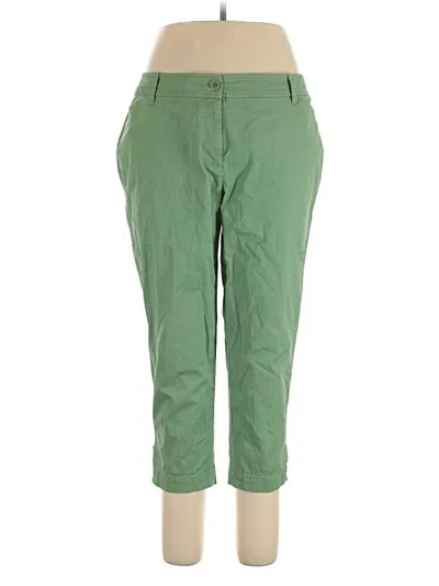 Pre-owned Talbots Casual Pants In Green