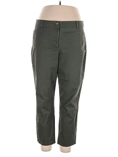 Pre-owned Talbots Casual Pants In Green