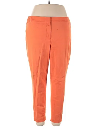 Pre-owned Talbots Casual Pants In Orange
