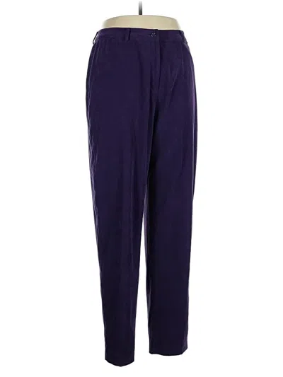 Pre-owned Talbots Casual Pants In Purple