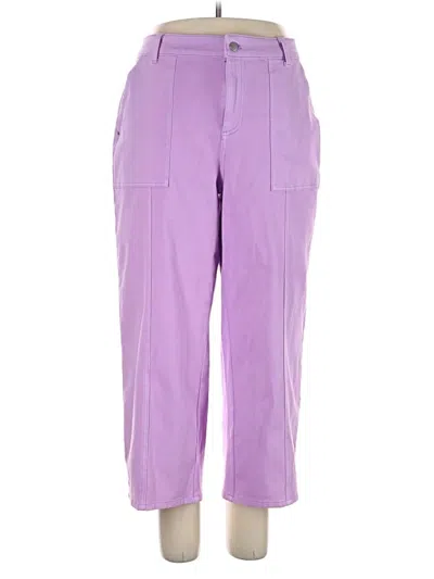 Pre-owned Talbots Casual Pants In Purple