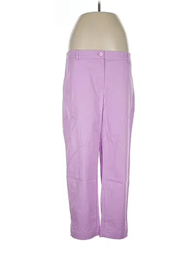 Pre-owned Talbots Casual Pants In Purple