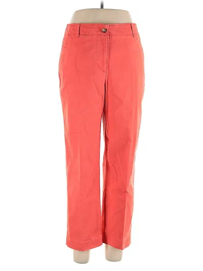 Pre-owned Talbots Casual Pants In Red
