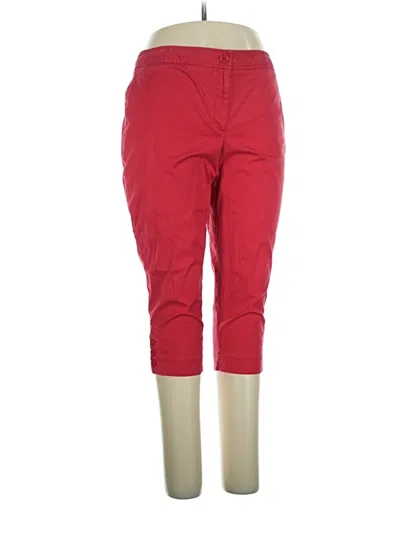 Pre-owned Talbots Casual Pants In Red
