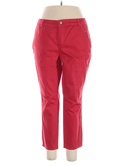 Talbots Casual Pants In Red