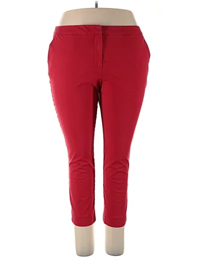 Pre-owned Talbots Casual Pants In Red
