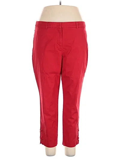 Pre-owned Talbots Casual Pants In Red