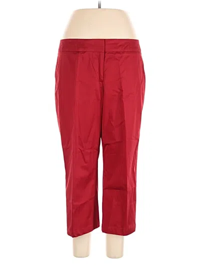 Pre-owned Talbots Casual Pants In Red