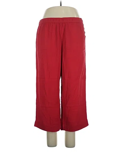 Pre-owned Talbots Casual Pants In Red