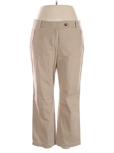 Pre-owned Talbots Casual Pants In Tan