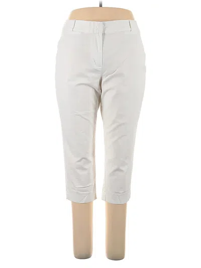 Pre-owned Talbots Casual Pants In White