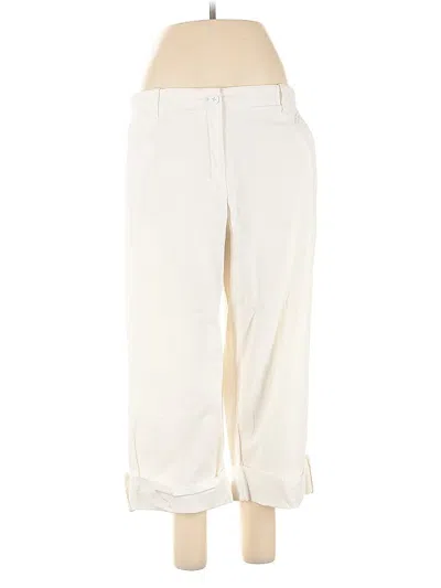 Pre-owned Talbots Casual Pants In White