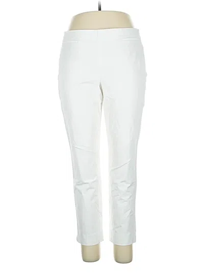 Pre-owned Talbots Casual Pants In White