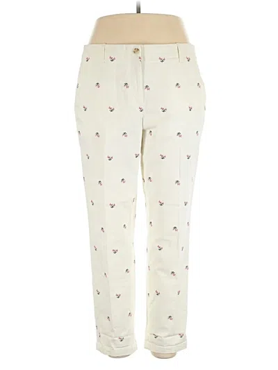 Talbots Casual Pants In White
