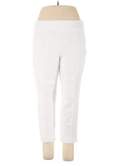Pre-owned Talbots Casual Pants In White