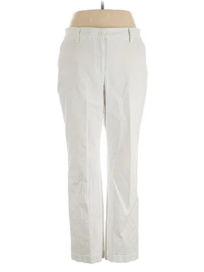 Pre-owned Talbots Casual Pants In White