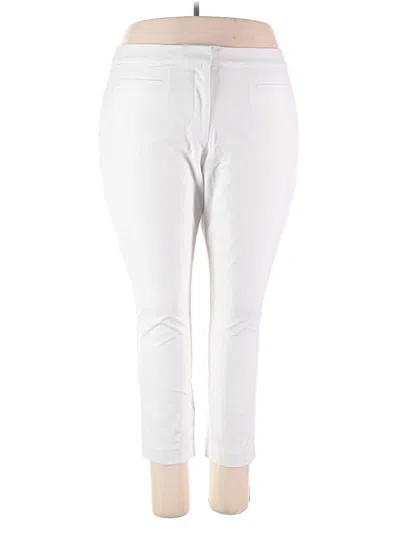 Pre-owned Talbots Casual Pants In White