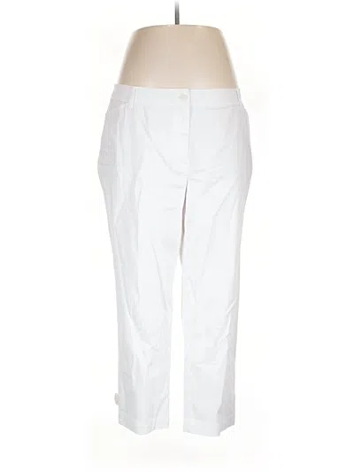 Pre-owned Talbots Casual Pants In White