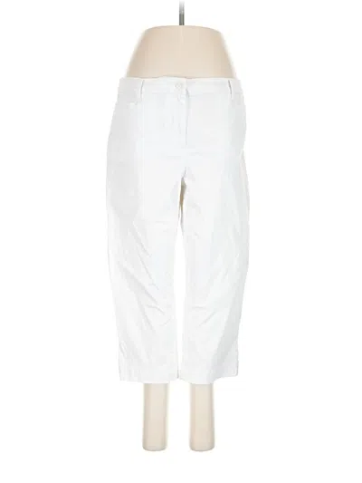 Pre-owned Talbots Casual Pants In White