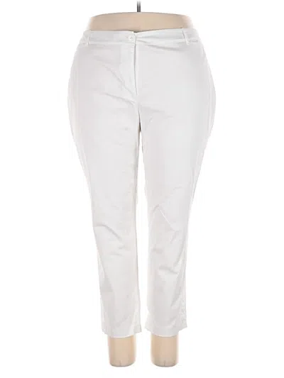 Pre-owned Talbots Casual Pants In White