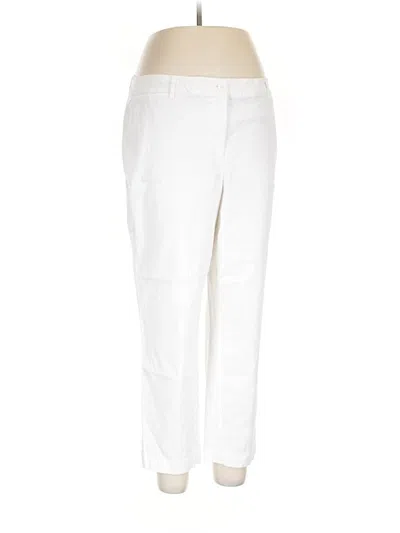 Pre-owned Talbots Casual Pants In White