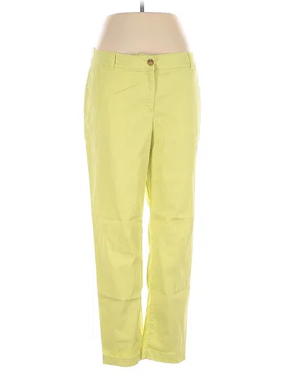 Pre-owned Talbots Casual Pants In Yellow