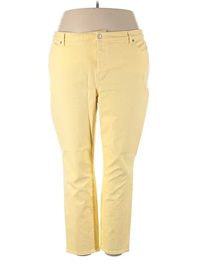 Pre-owned Talbots Casual Pants In Yellow