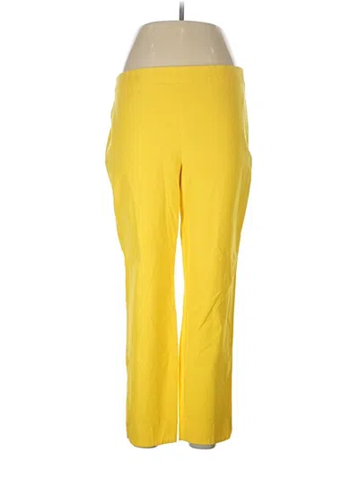 Pre-owned Talbots Casual Pants In Yellow