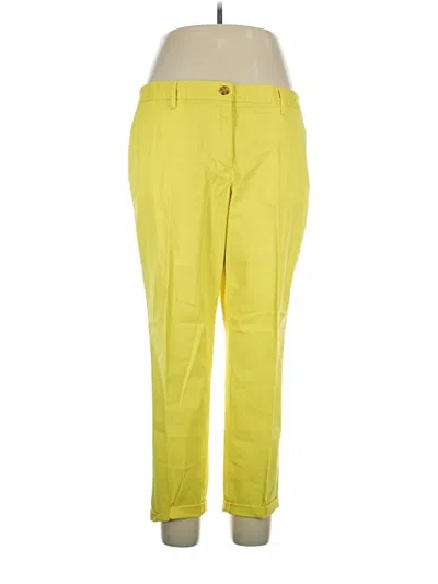 Pre-owned Talbots Casual Pants In Yellow