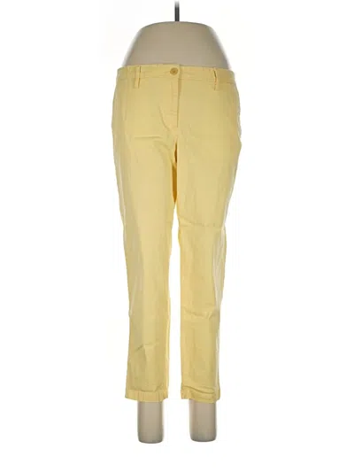 Pre-owned Talbots Casual Pants In Yellow