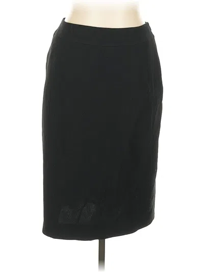 Pre-owned Talbots Casual Skirt In Black