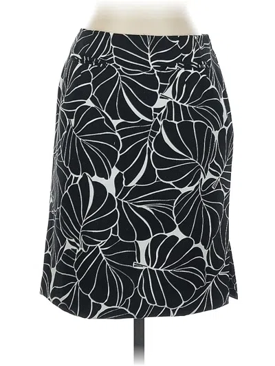 Pre-owned Talbots Casual Skirt In Black