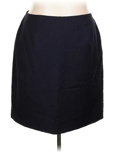 Pre-owned Talbots Casual Skirt In Black