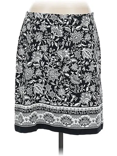 Pre-owned Talbots Casual Skirt In Black