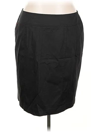 Pre-owned Talbots Casual Skirt In Black