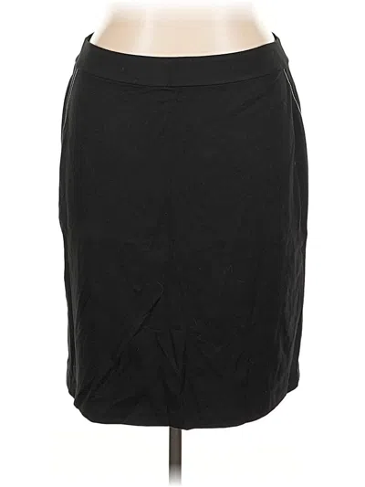 Pre-owned Talbots Casual Skirt In Black